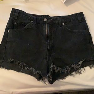 Levi’s Distressed Jean Shorts